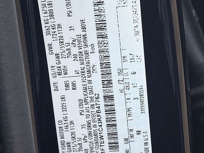 2019 Ford F-150 Platinum