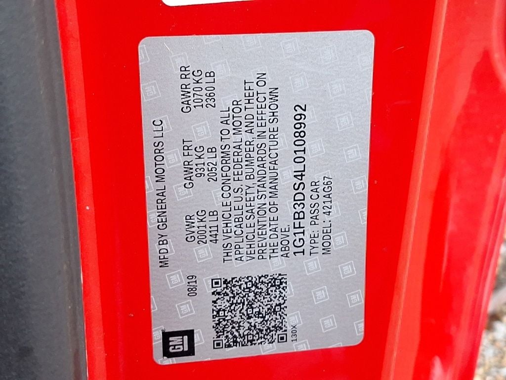 2020 Chevrolet Camaro 1LT