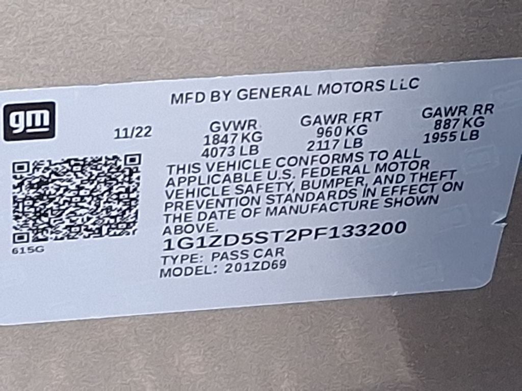 2023 Chevrolet Malibu LT 1LT