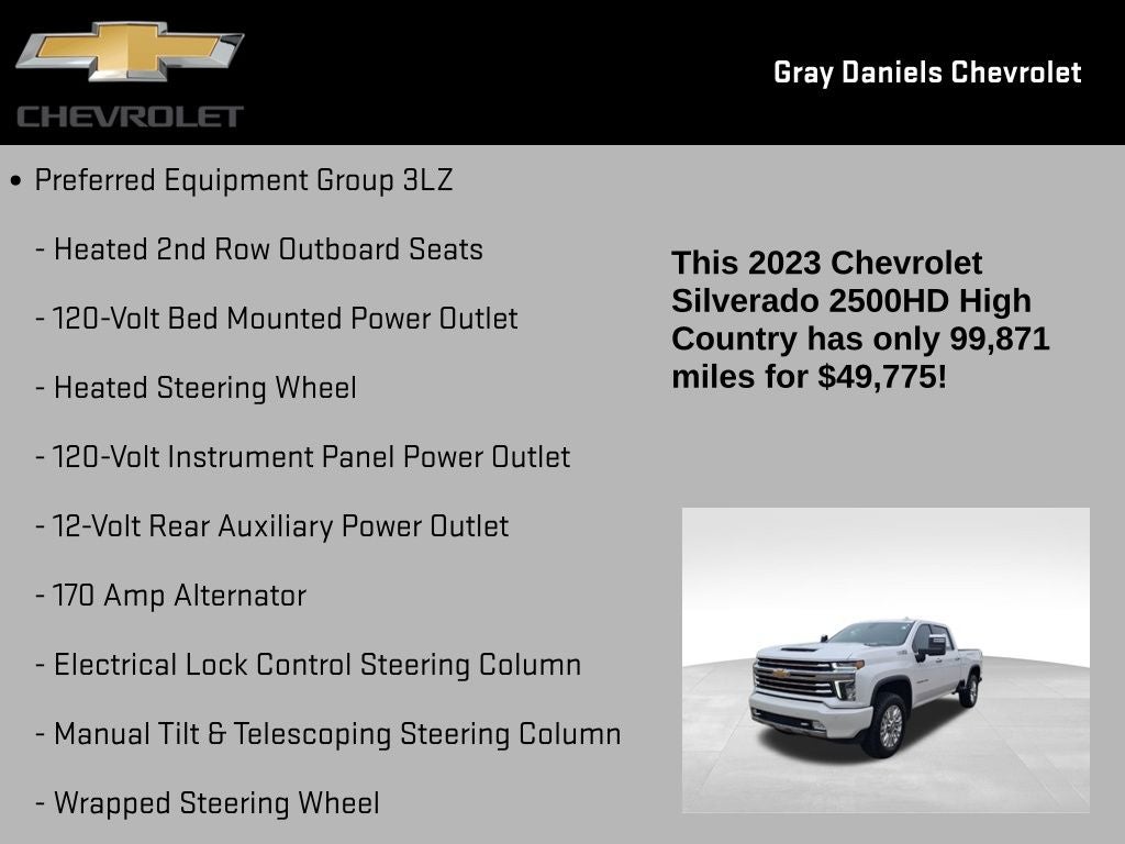 2023 Chevrolet Silverado 2500HD High Country