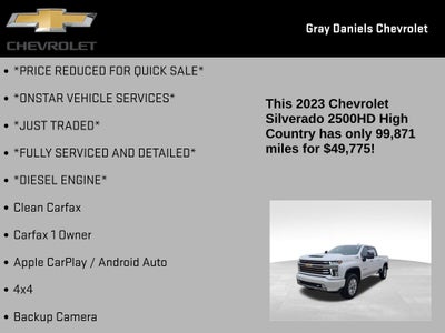 2023 Chevrolet Silverado 2500HD High Country