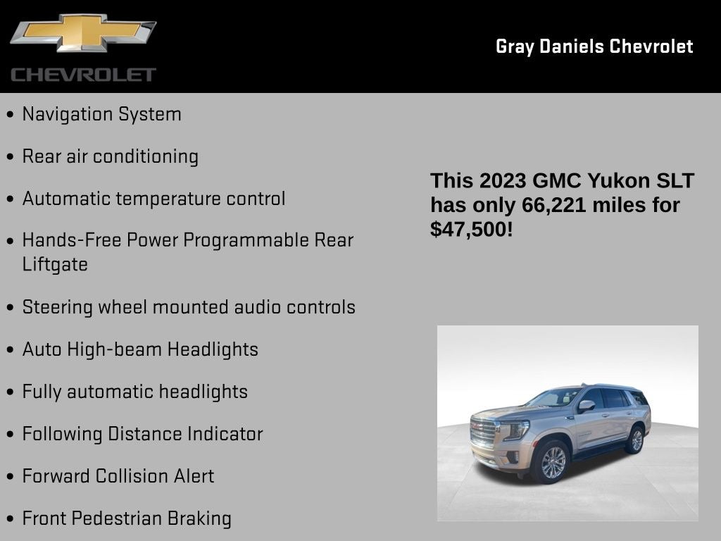 2023 GMC Yukon SLT