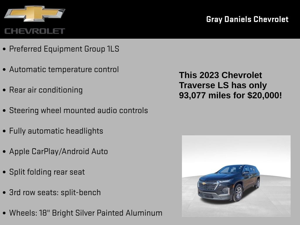 2023 Chevrolet Traverse LS