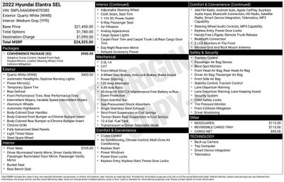 2022 Hyundai Elantra SEL