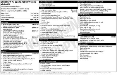2022 BMW X7 xDrive40i