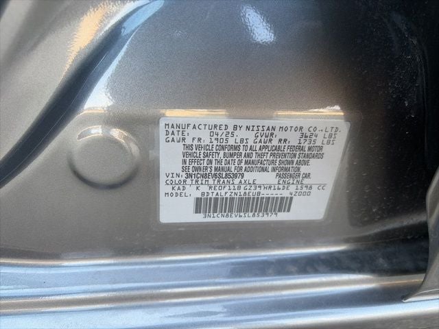 2025 Nissan Versa 1.6 SV