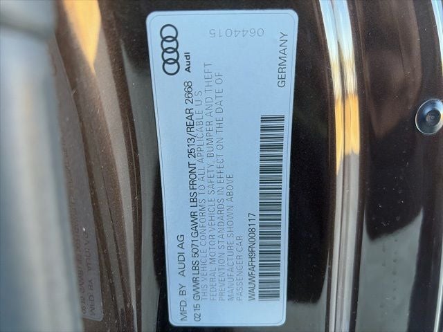 2015 Audi A5 2.0T Prestige quattro